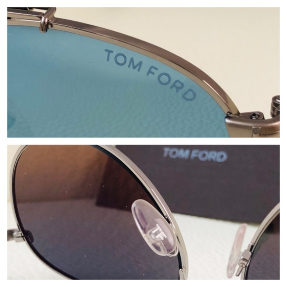 New TOM FORD Blue Aviator Colin Sunglasses - Picture 6 of 8